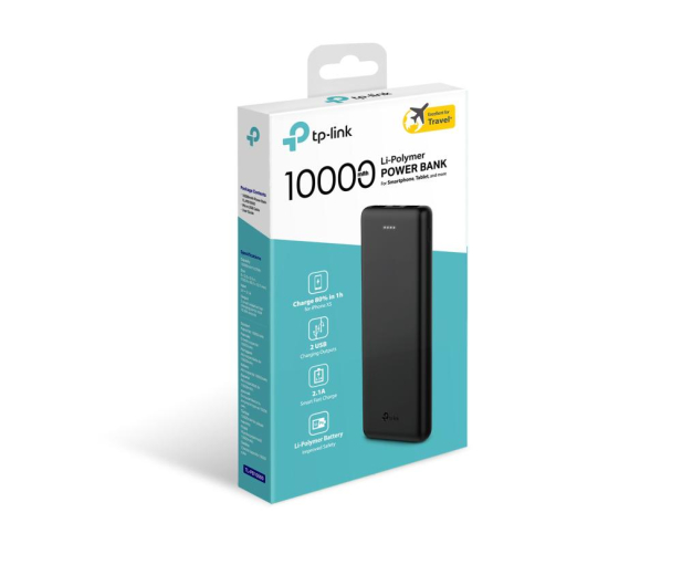 TP-Link TL-PB10000 10000mAh 2xUSB 5V/2.1A - 530652 - zdjęcie 3